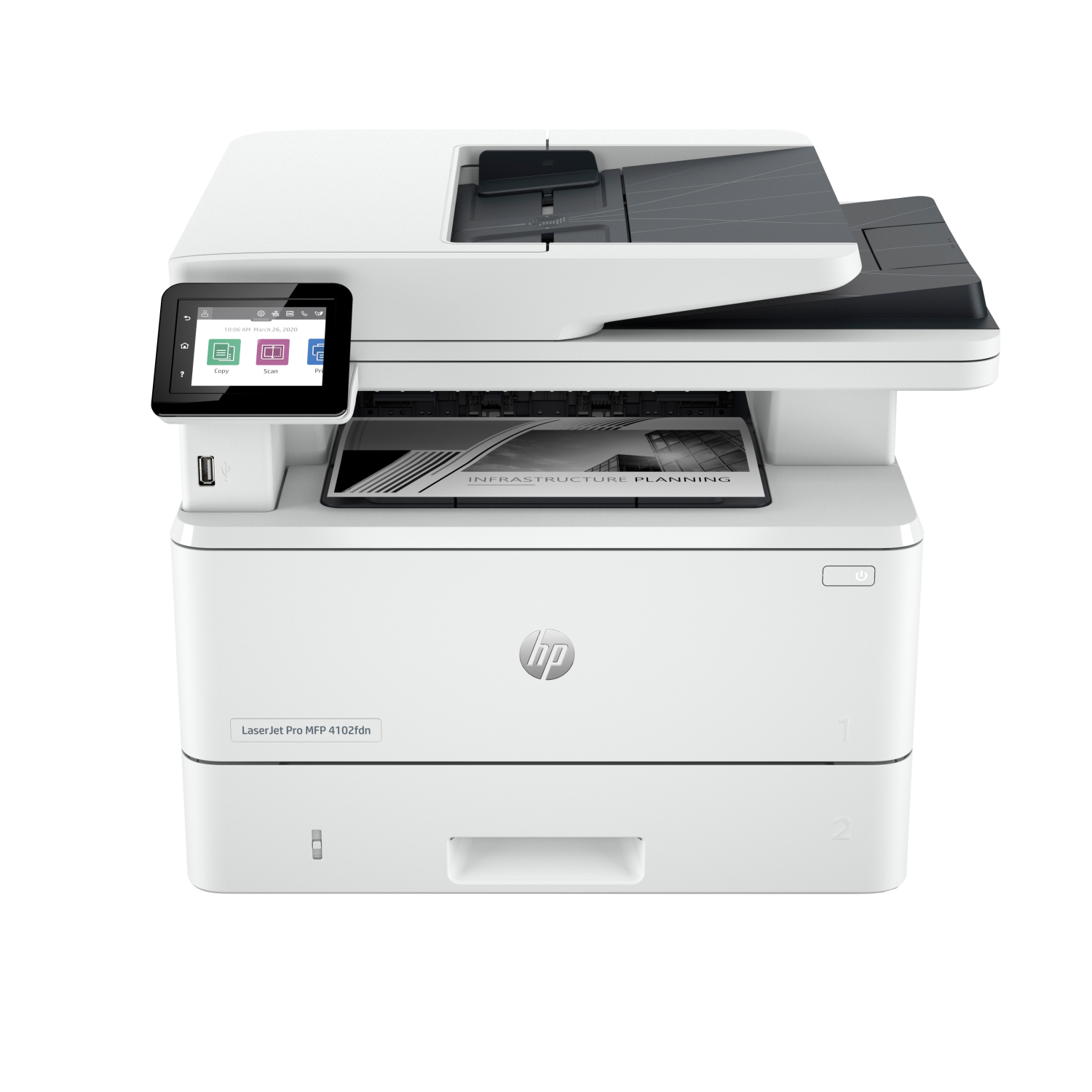 HP 4102Fdn Multifunction Printers - 512MB