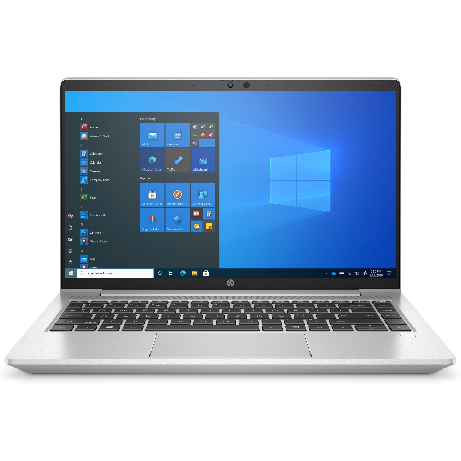 HP i5-1145G7 Laptops - 14 Inches - 8GB - Silver