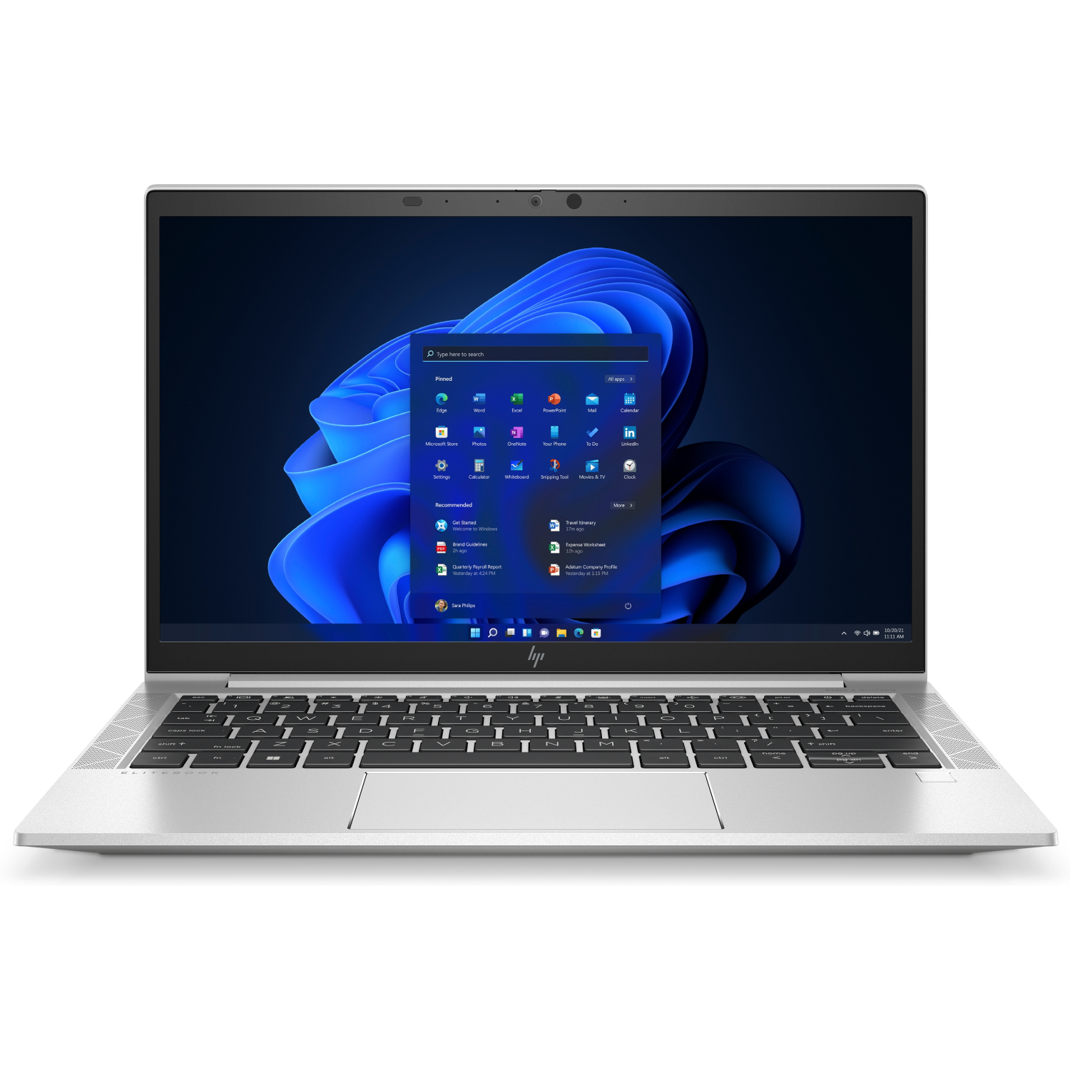 HP i5-1135G7 Laptops - 13.3 Inches - 8GB - Silver