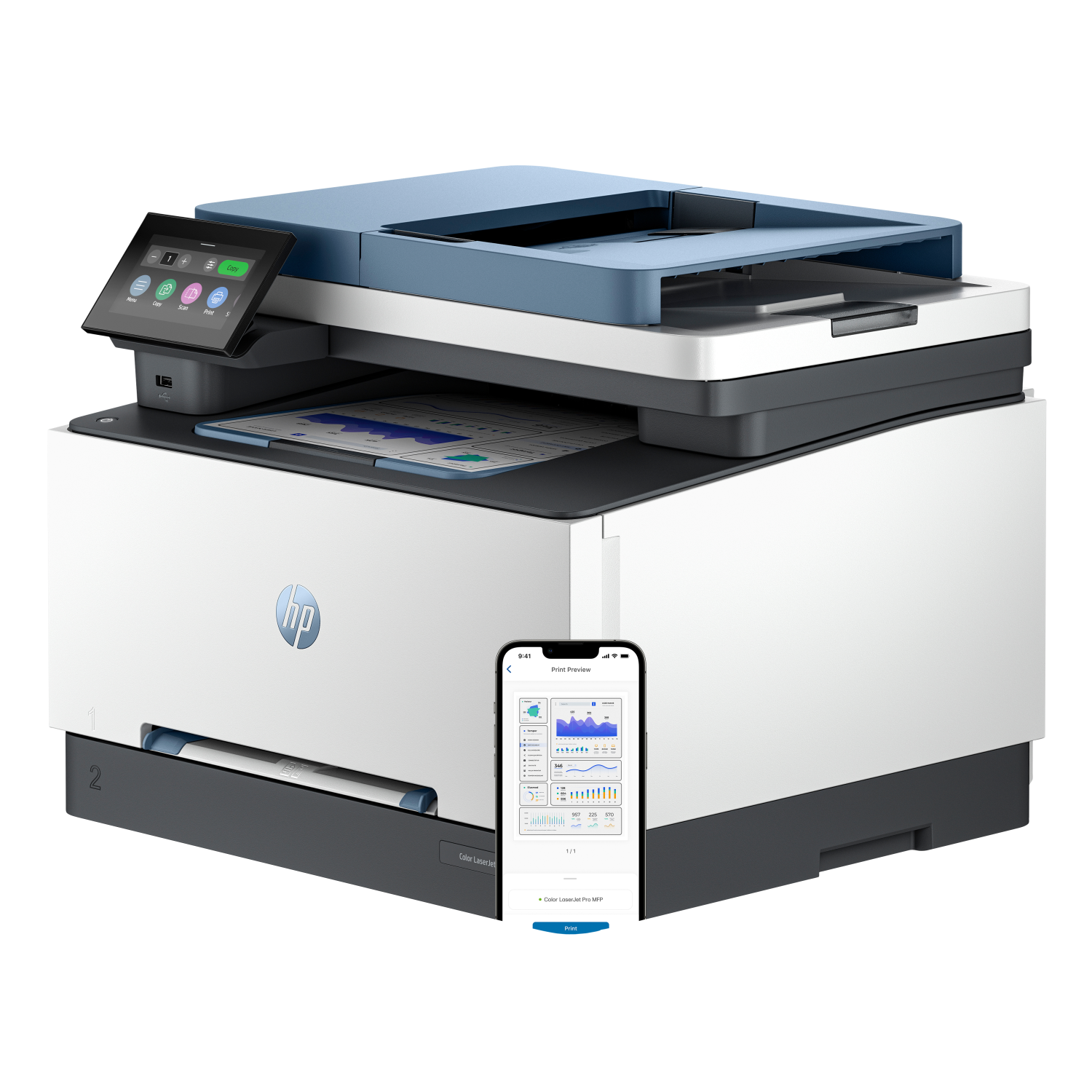 HP 3302sdw Multifunction Printers - 512MB