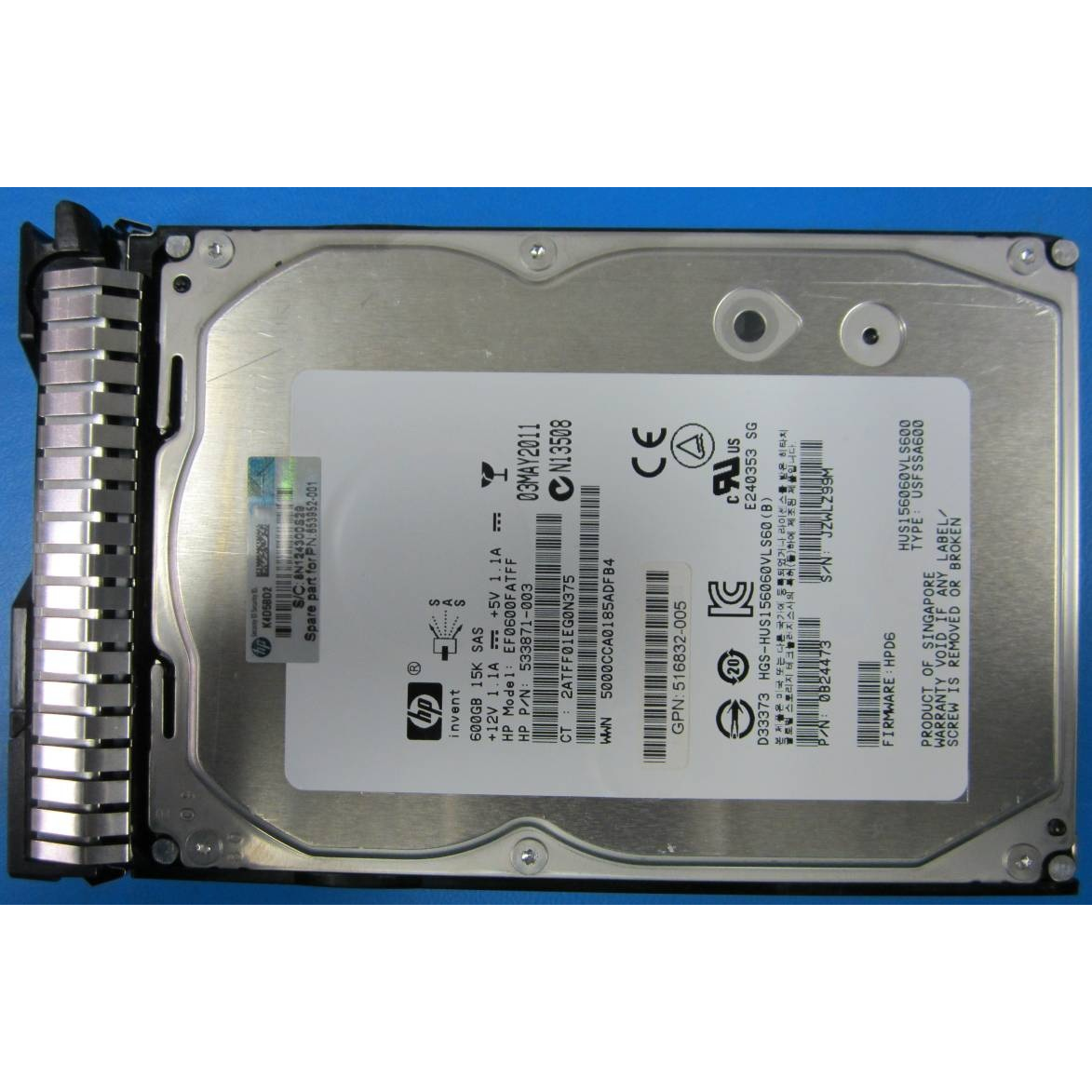 HP 653952-001-RFB Internal Hard Drives