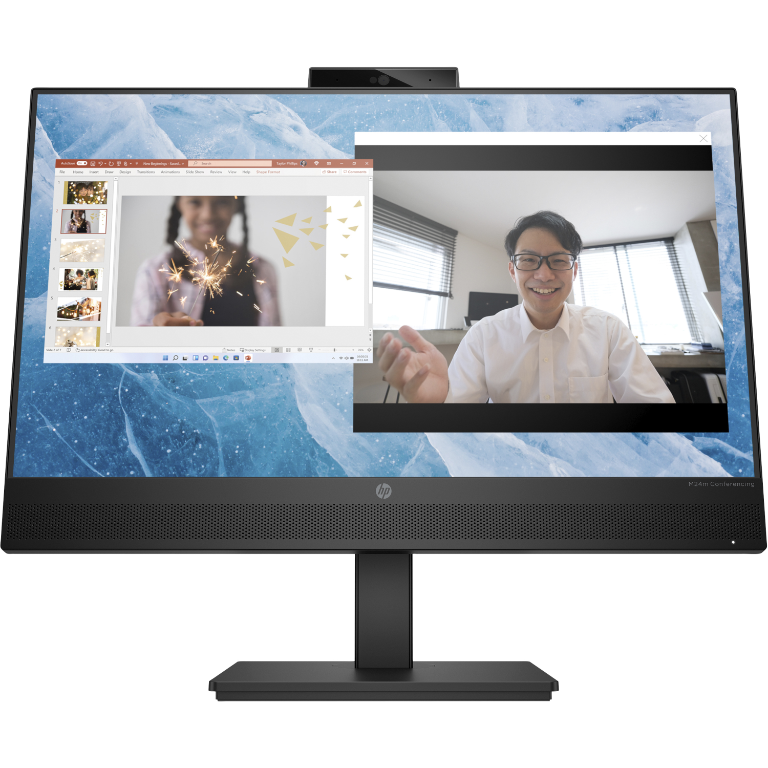 HP M24m Computer Monitors - 23.8 Inches - Black