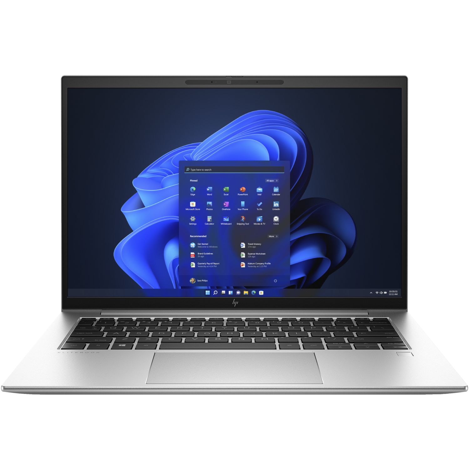 HP i5-1245U Laptops - 14 Inches - 16GB - Silver