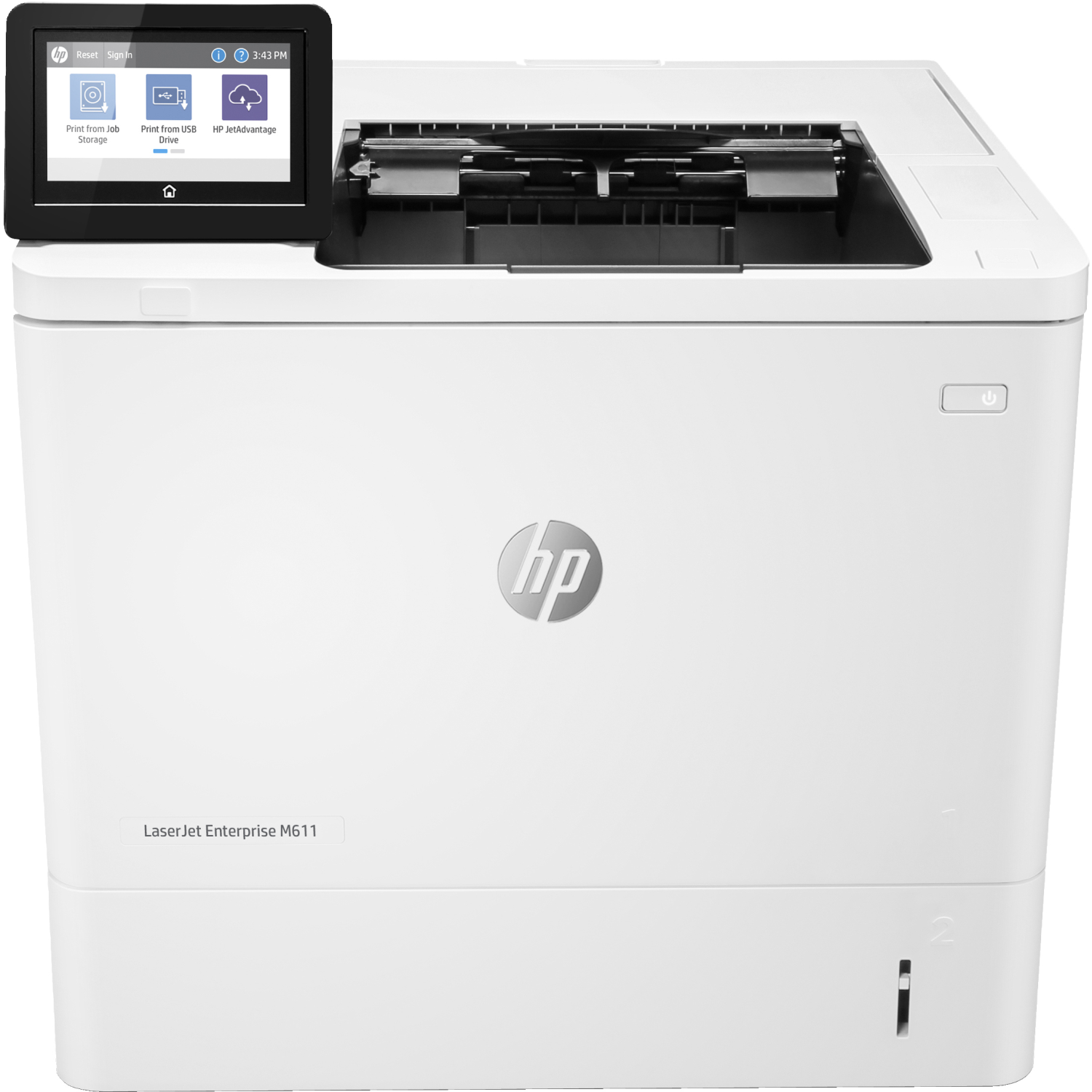HP M611dn Laser Printers - 4.3 Inches - 512MB - White