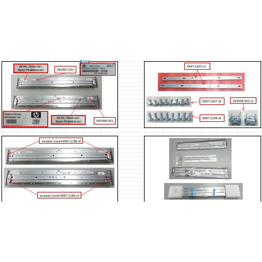 HP 3PAR Racks Cabinets & Mounts