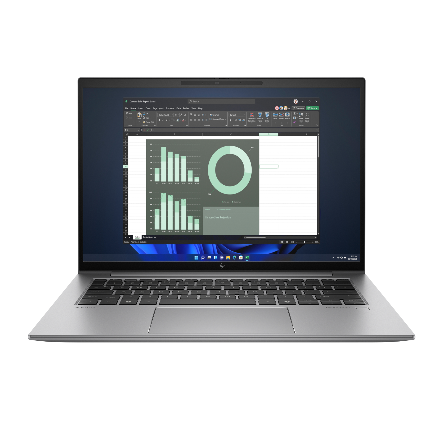 HP ZFly14G11A Laptops - 14 Inches - 16GB - Grey