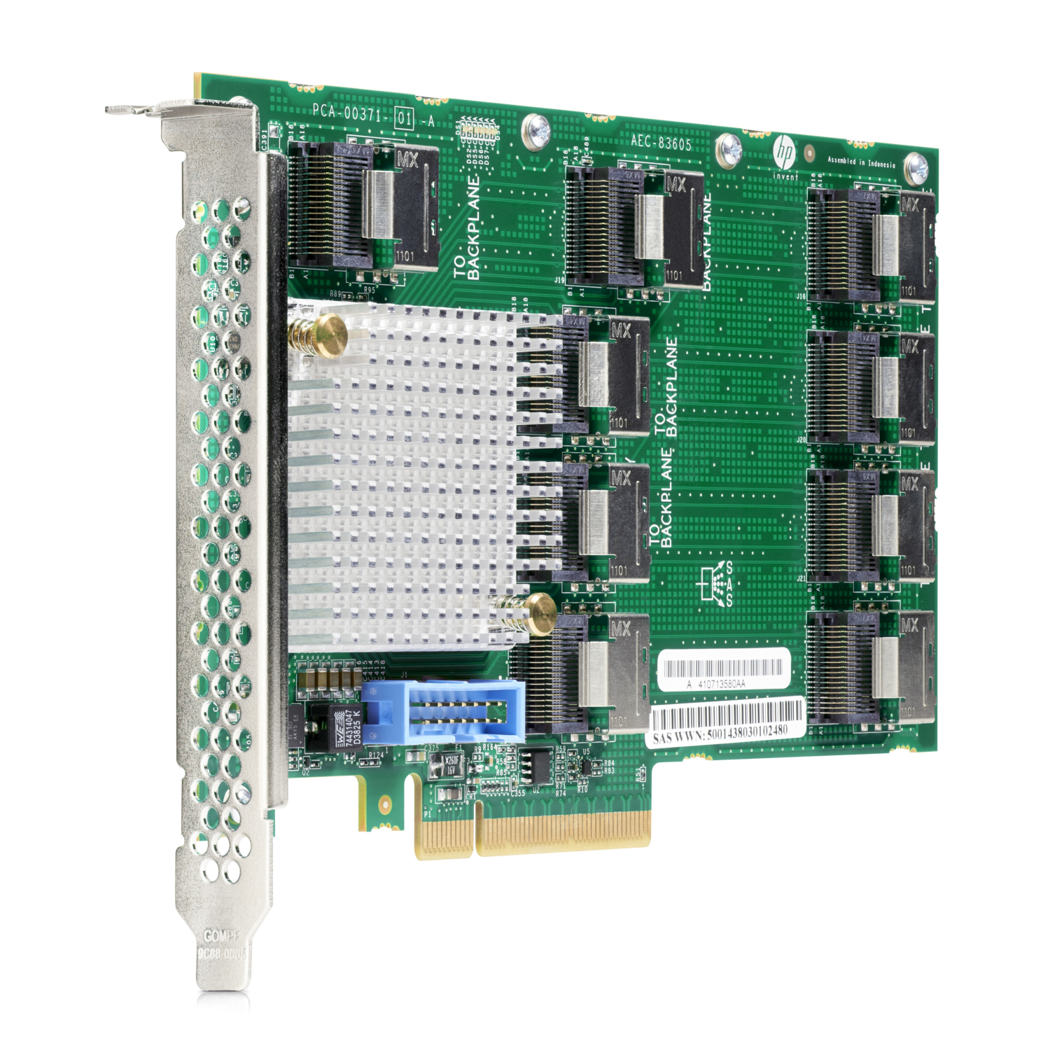 HP E DL38X G10 12GB SAS EXPANDER CARD KIT WITH CABLES