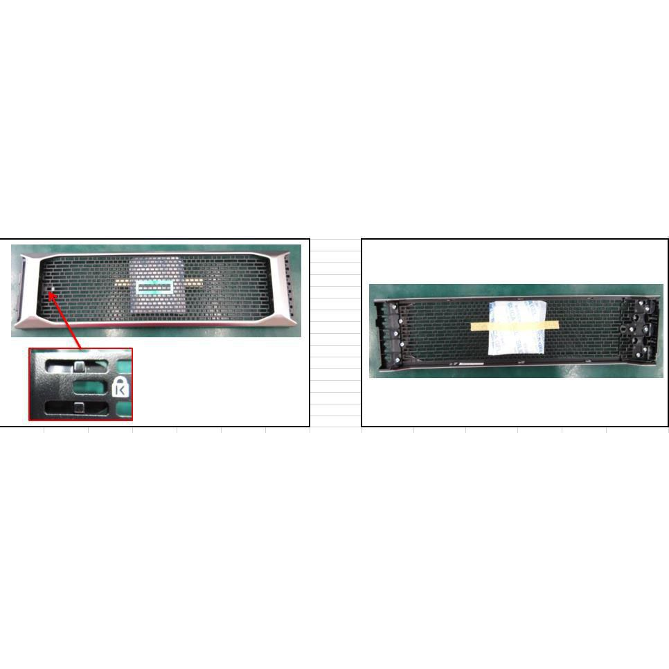 HP E G10 2U BEZEL KIT