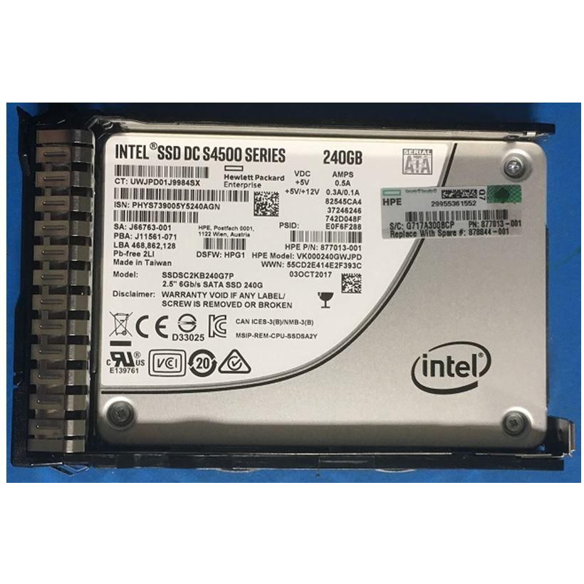 HP E 240GB 6G 2.5INCH RI SC DS SATA SSD