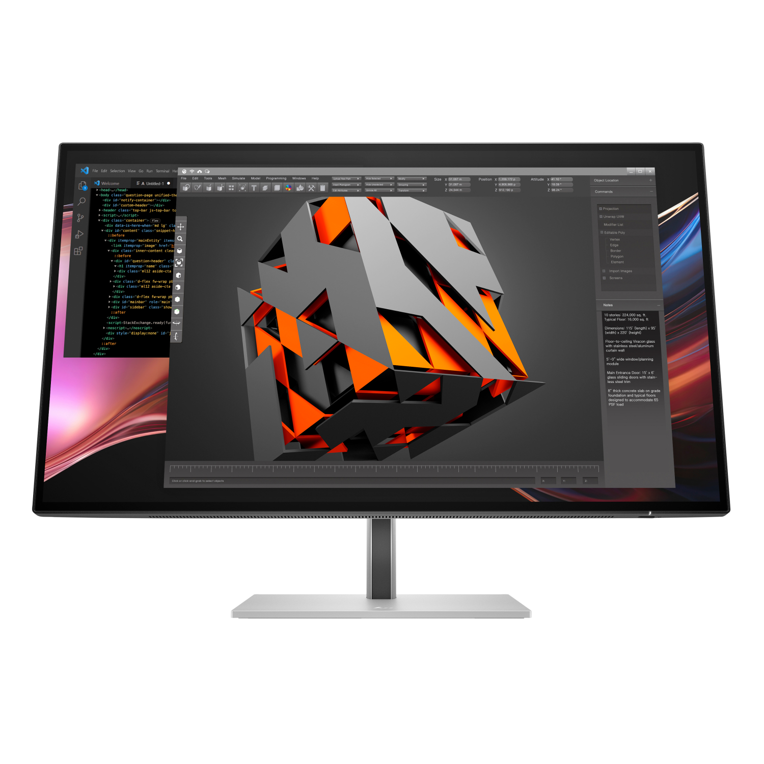 HP 727pu Computer Monitors - 27 Inches