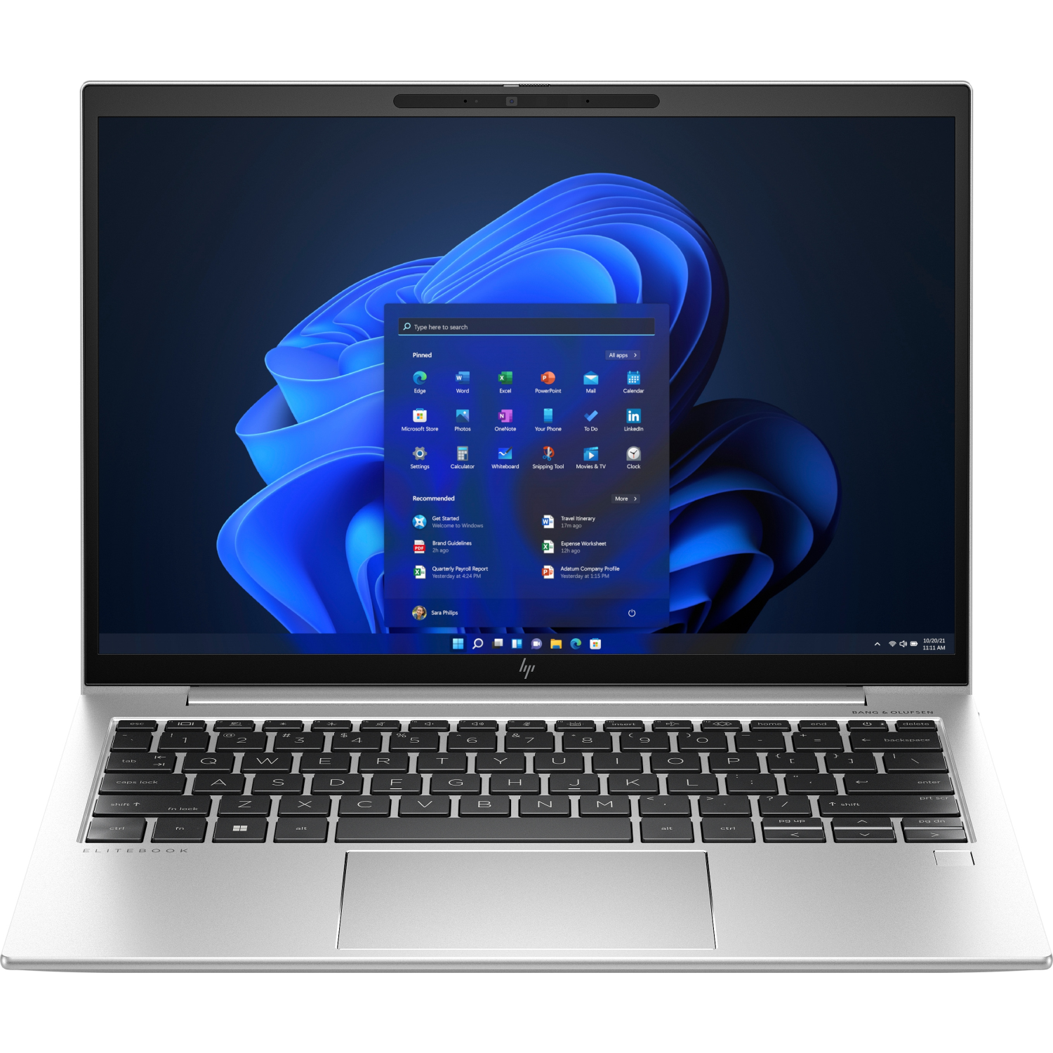 HP i5-1335U Laptops - 13.3 Inches - 8GB - Silver