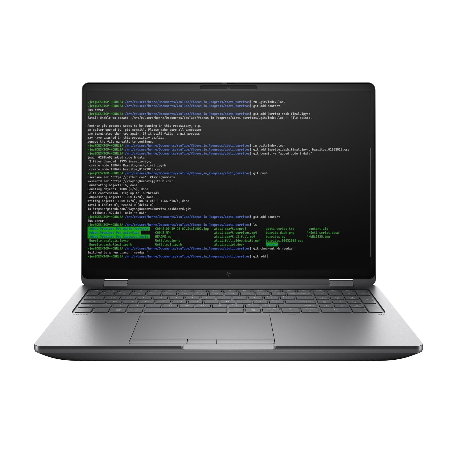 HP 98M31ET Laptops - 16 Inches - 64GB - Silver