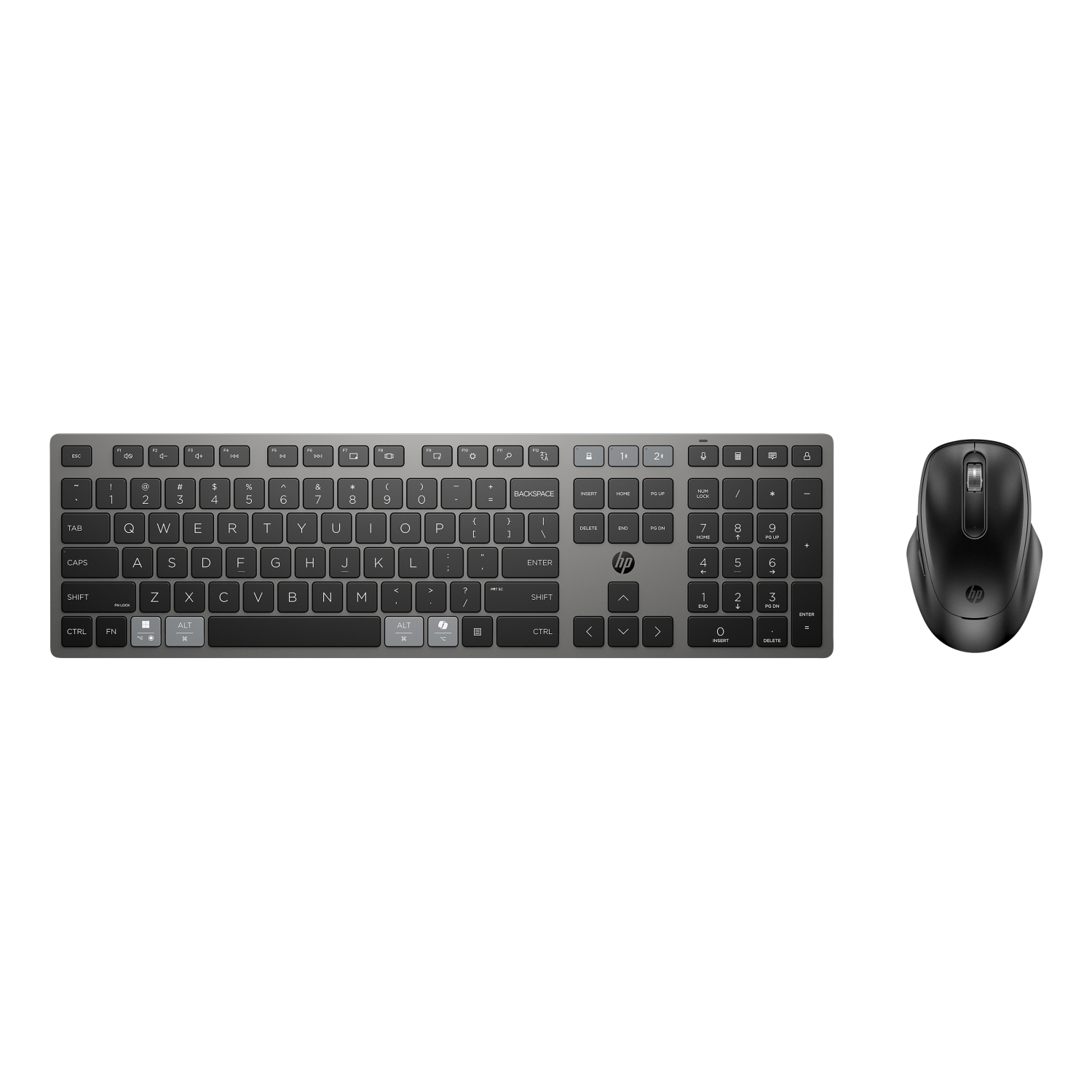 HP 720 Multi-Device Rechargeable Wireless Keyboard and Mouse Combo