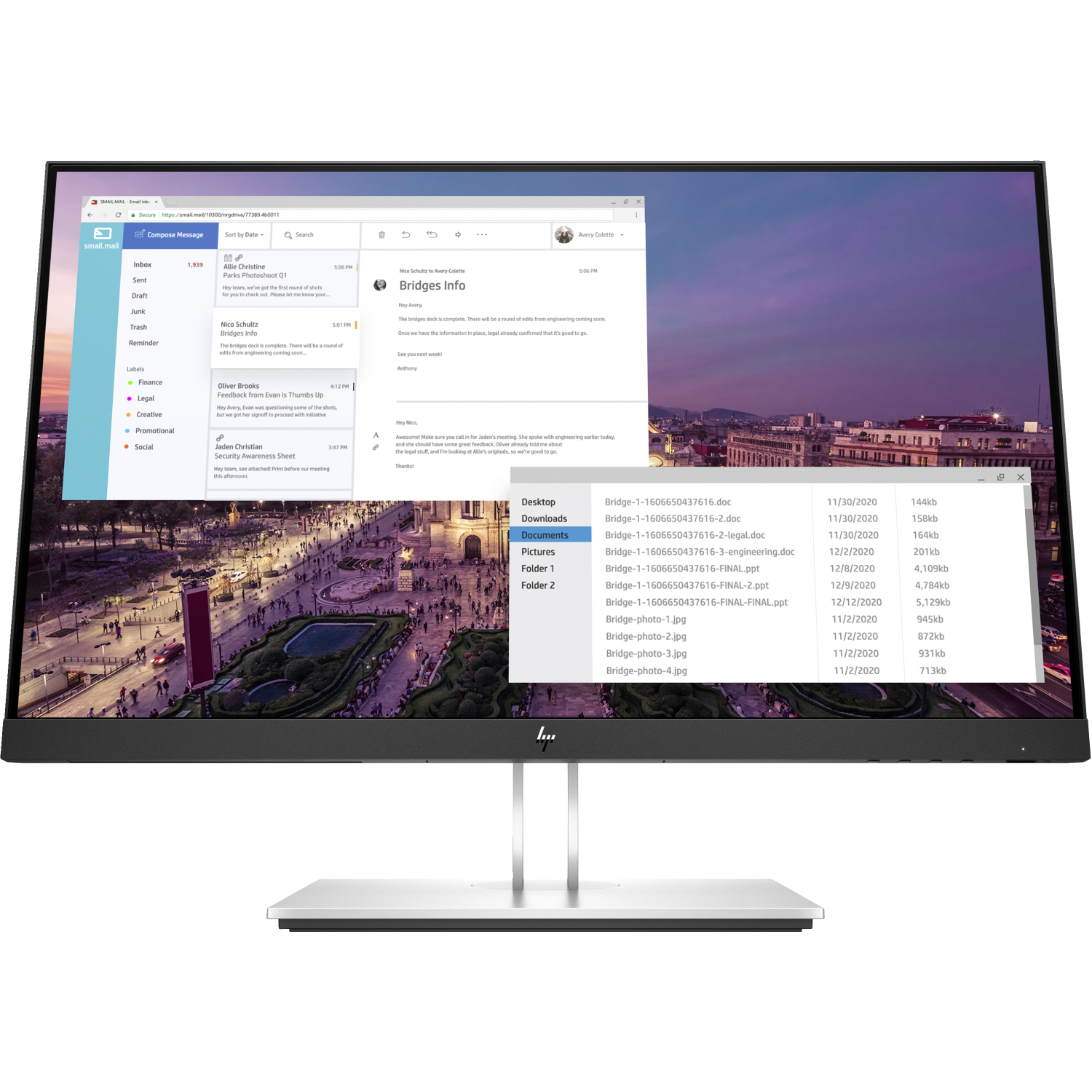HP 23inch Computer Monitors - 23 Inches - Multi