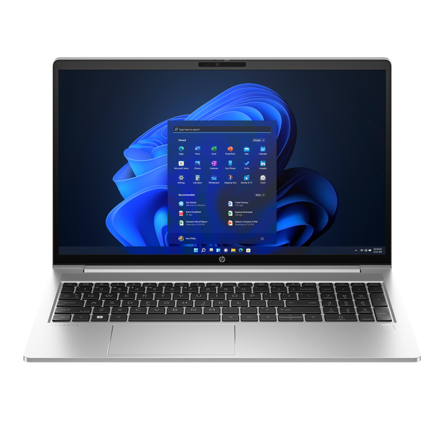 HP 455G10 Laptops - 15.6 Inches - 8GB - Silver