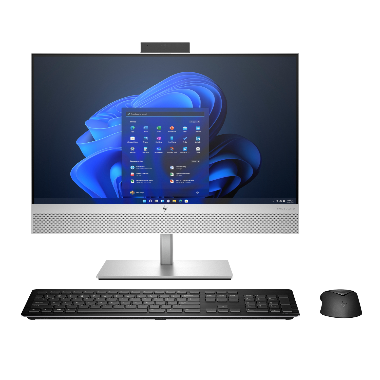 HP 840G9 All-in-One PCs desktops and Workstations - 23.8 Inches - 16GB - Silver