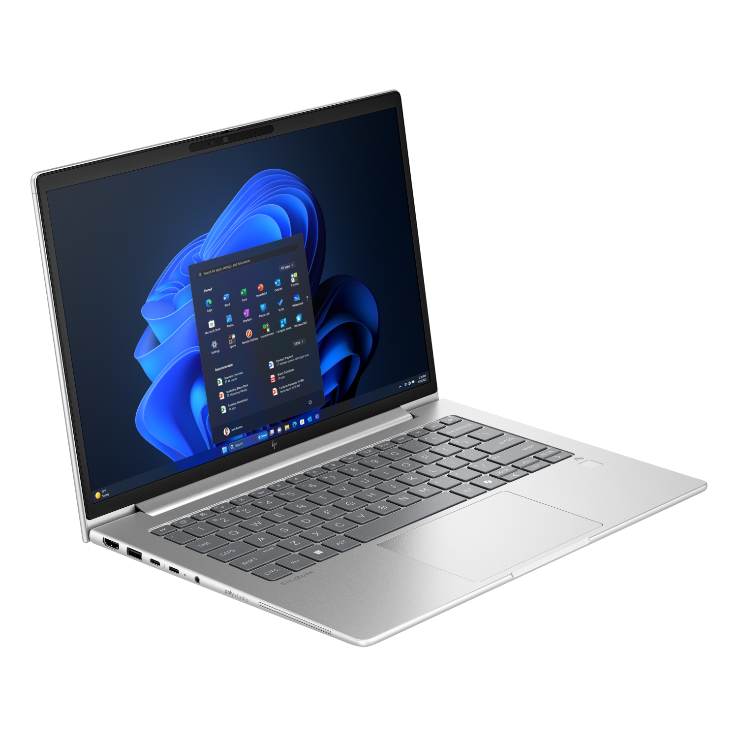 HP 120Hz Laptops - 14 Inches - 32GB - Silver