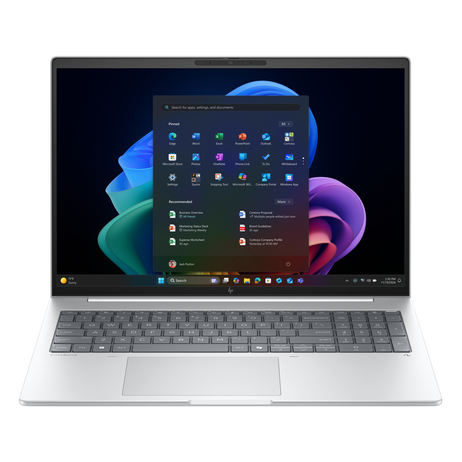 HP 64GB Laptops - 16 Inches - 64GB - Silver