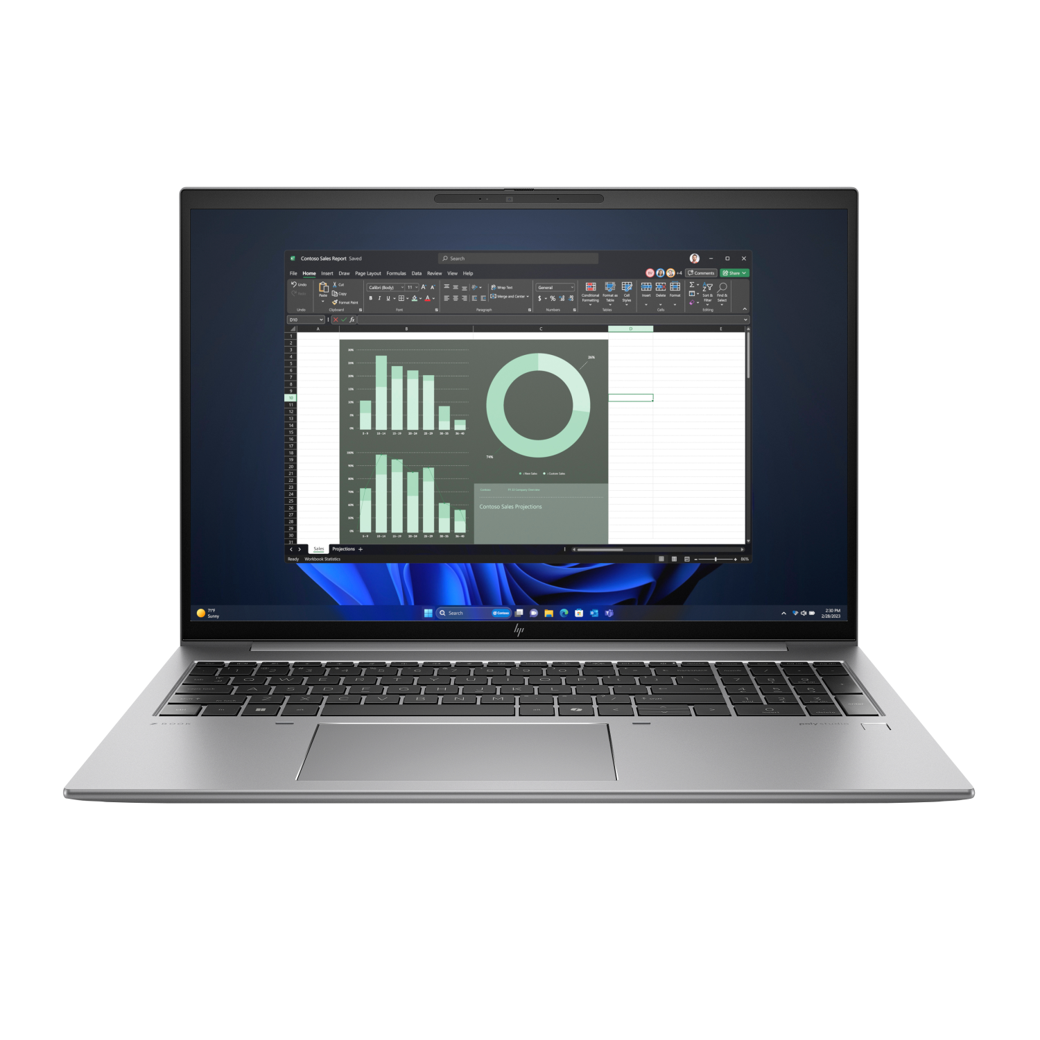 HP ZBFF16G11 Laptops - 16 Inches - 16GB - Silver