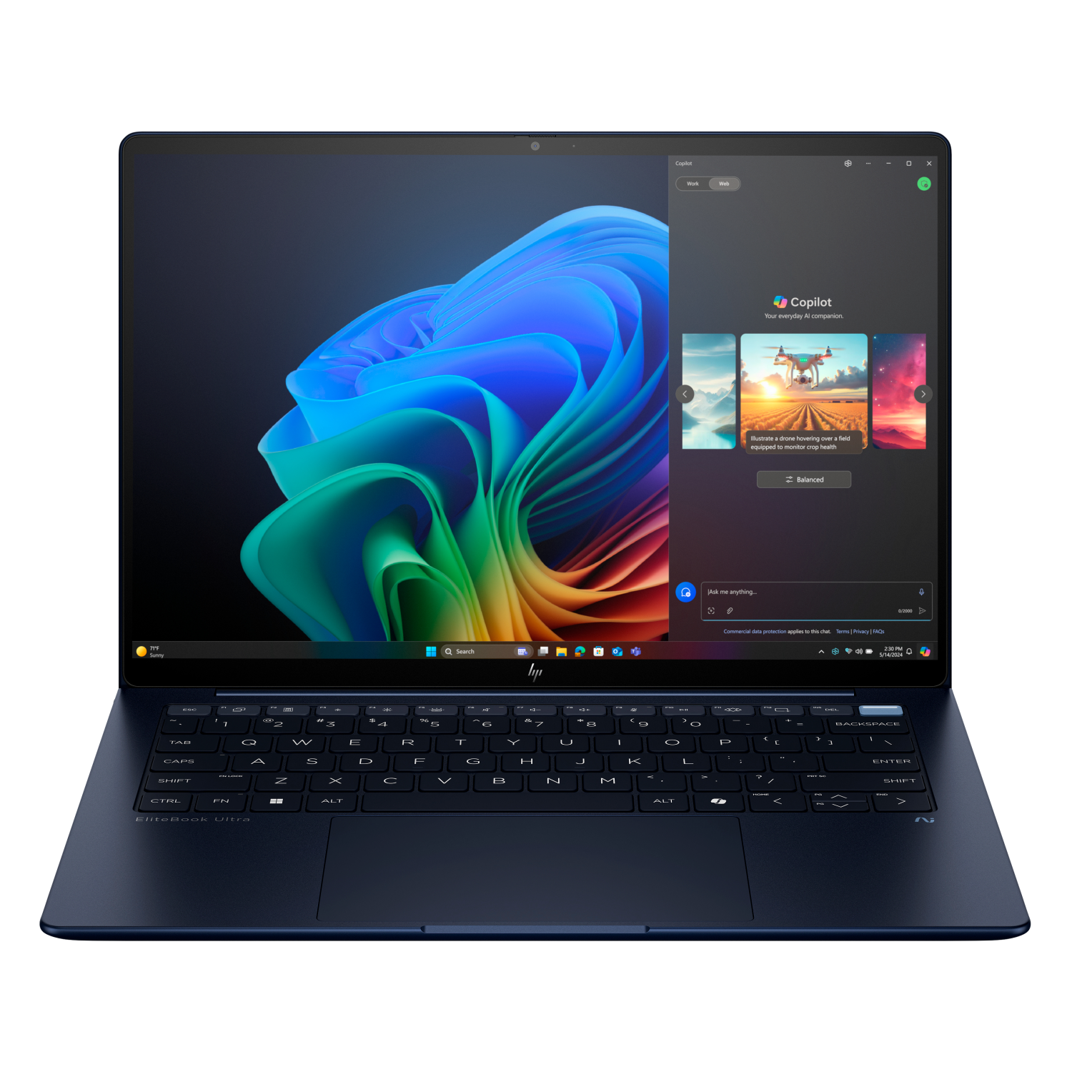 HP 228V Laptops - 14 Inches - 32GB - Blue