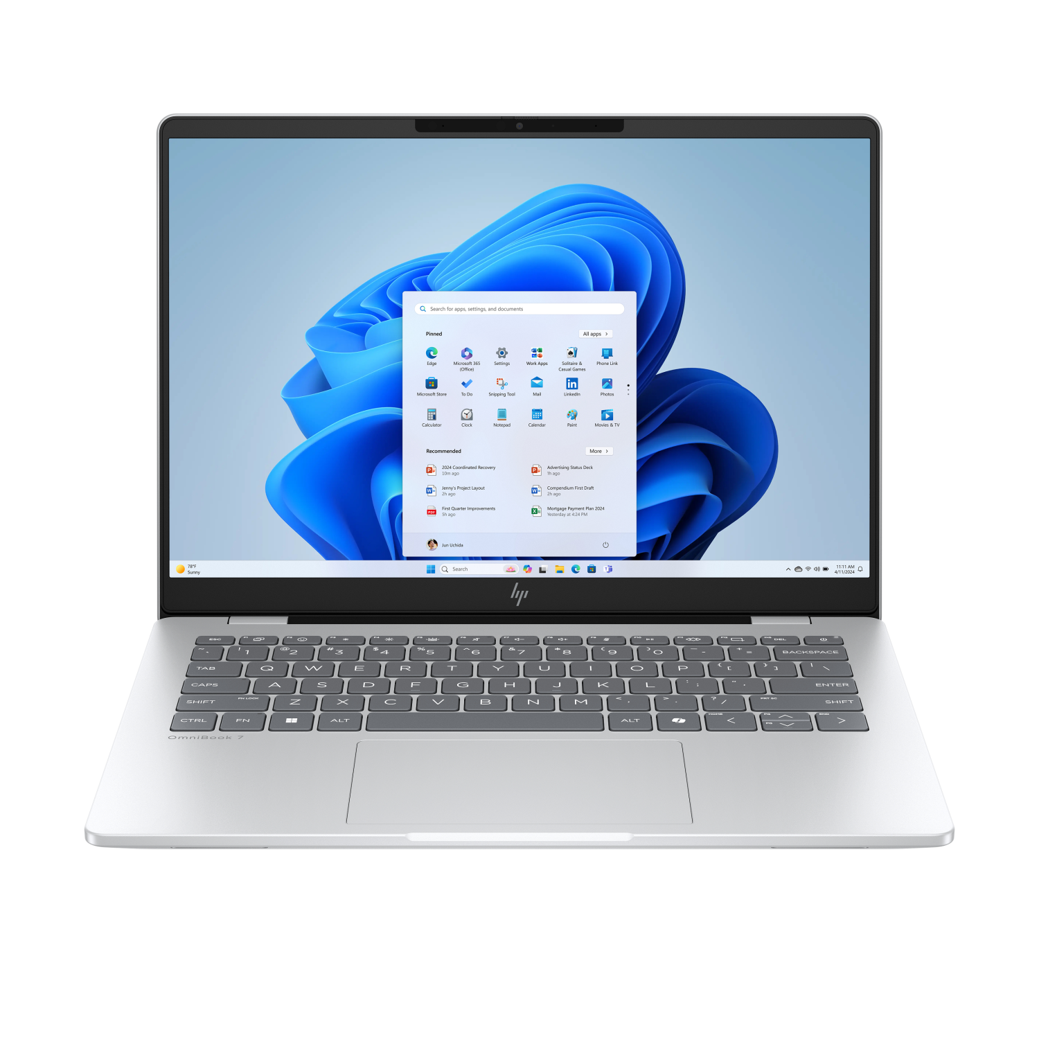 HP 14-fs0000na Laptops - 14 Inches - 24GB - Silver