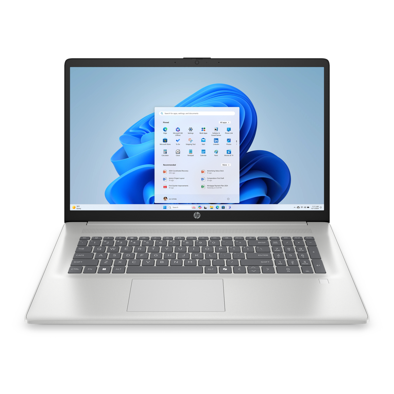 HP 17-cp2008na Laptops - 17.3 Inches - 8GB - Silver