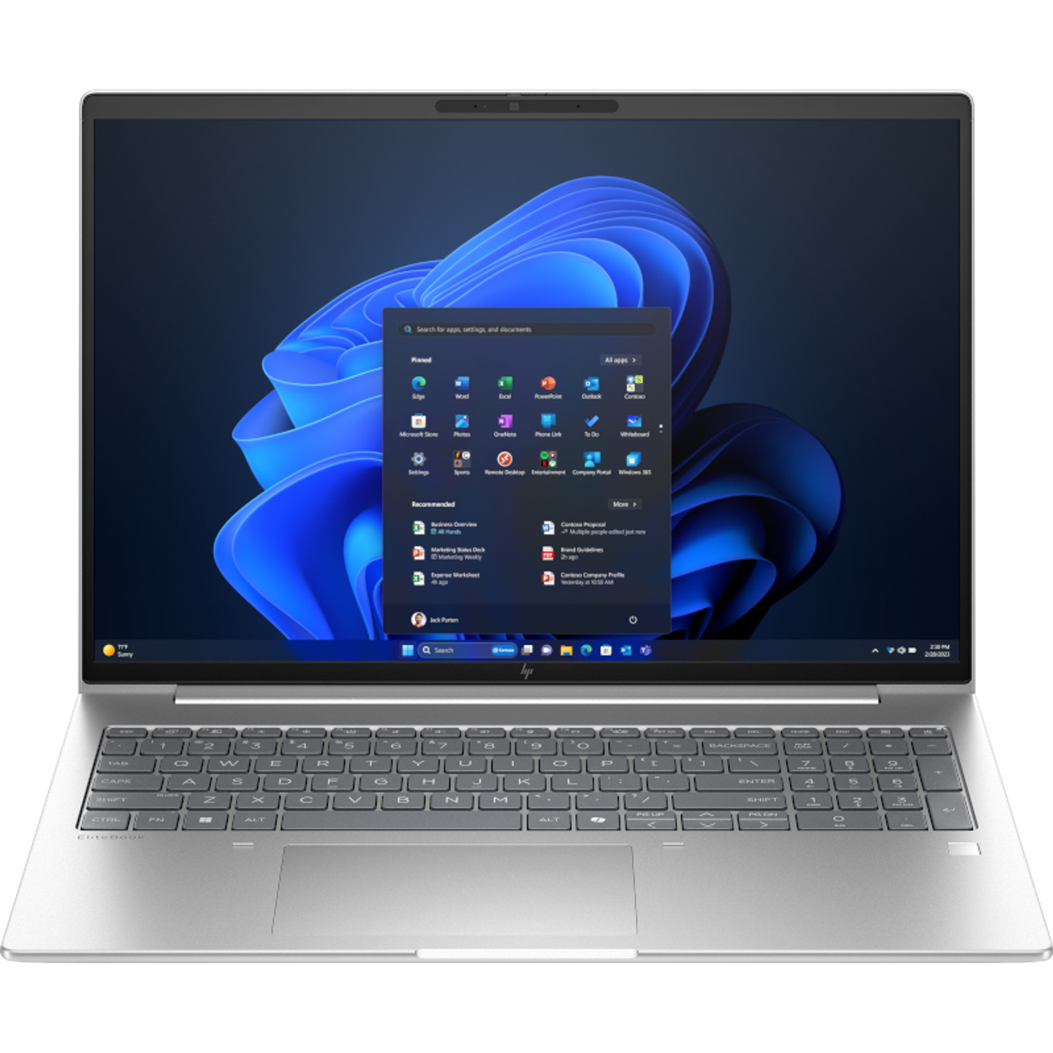 HP 225U Laptops - 16 Inches - 24GB - Silver