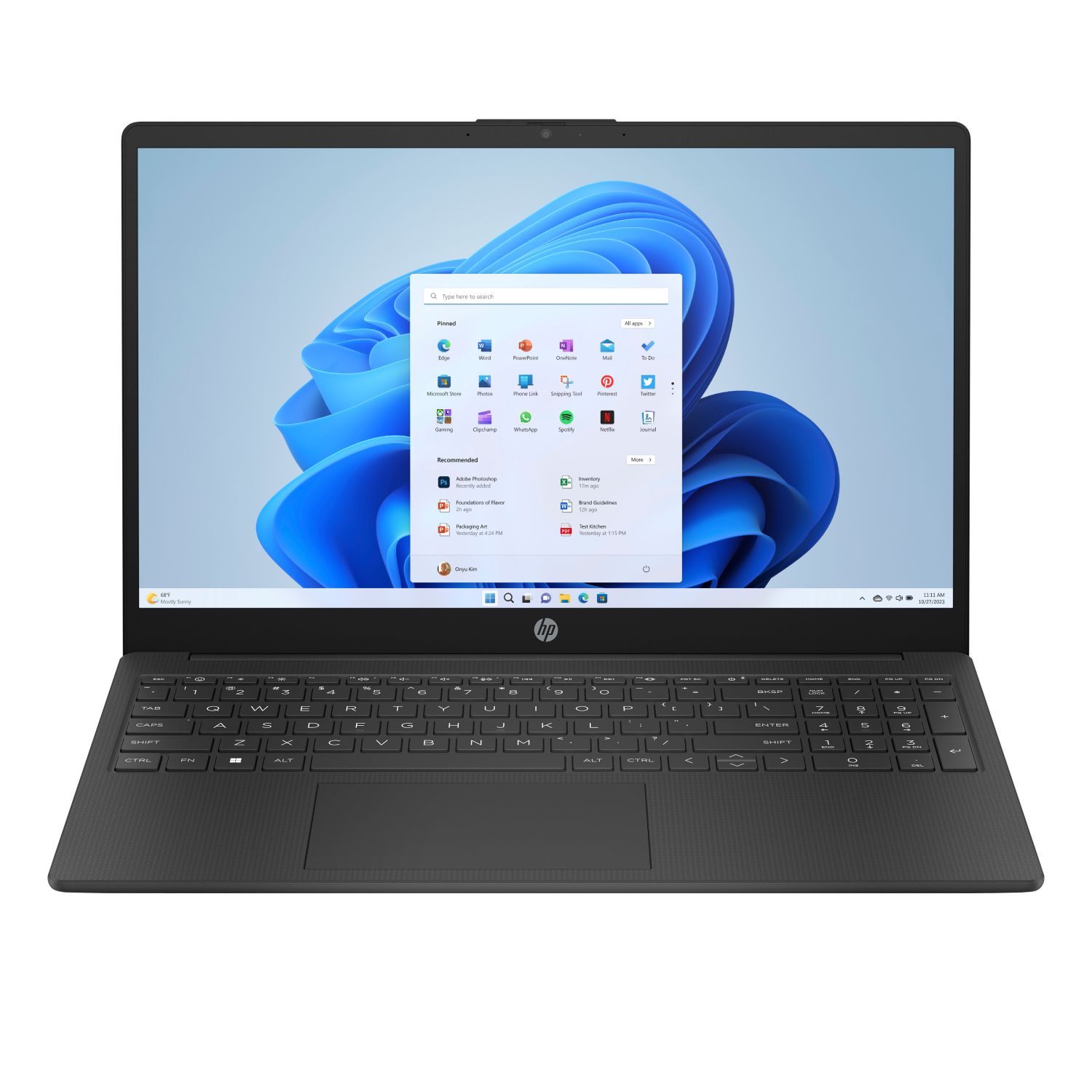 HP 15-fd0078na Intel Core 5 120U Laptop 39.6 cm (15.6") Full HD 16 GB DDR5-SDRAM 512 GB SSD Wi-Fi 6 (802.11ax) Windows 11 Home Black