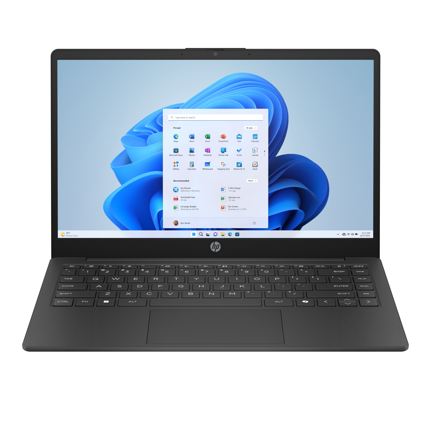 HP 14-EP2000NA Laptops - 14 Inches - 8GB - Black