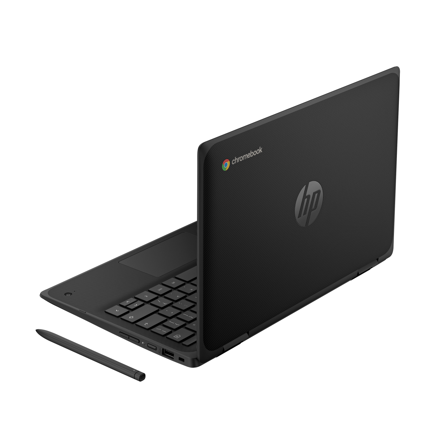 HP Fortis Flip G1m 11 inch Chromebook MediaTek 520 29.5 cm (11.6") Touchscreen HD 8 GB LPDDR4x-SDRAM 64 GB eMMC Wi-Fi 6 (802.11ax) ChromeOS Black