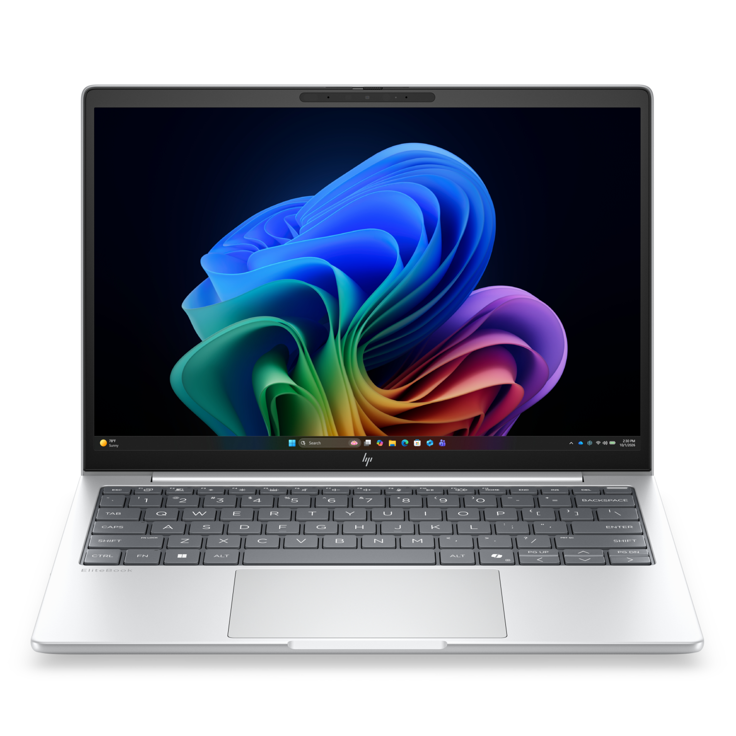 HP DK4Q5AT laptop Intel Core Ultra 7 33.8 cm (13.3") WUXGA 16 GB LPDDR5x-SDRAM 512 GB SSD Wi-Fi 7 (802.11be) Windows 11 Pro Silver