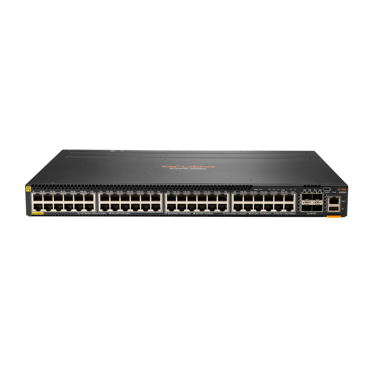 HPE Aruba Networking 6300M 48G CL4 PoE 4SFP+ Switch