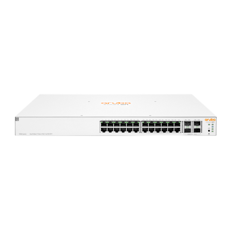 HP ARUBA INSTANT ON 1930 24*1G RJ-45 4-SFP+ POE++ 195W L2 SWITCH