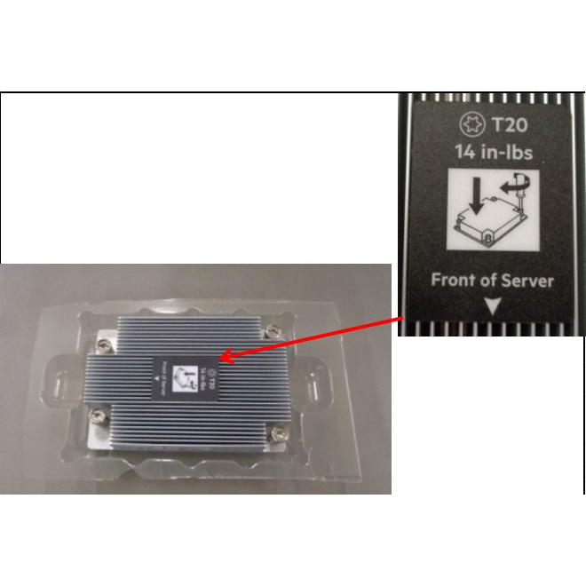 HP STANDARD 1U HEATSINK FOR DL385 G10