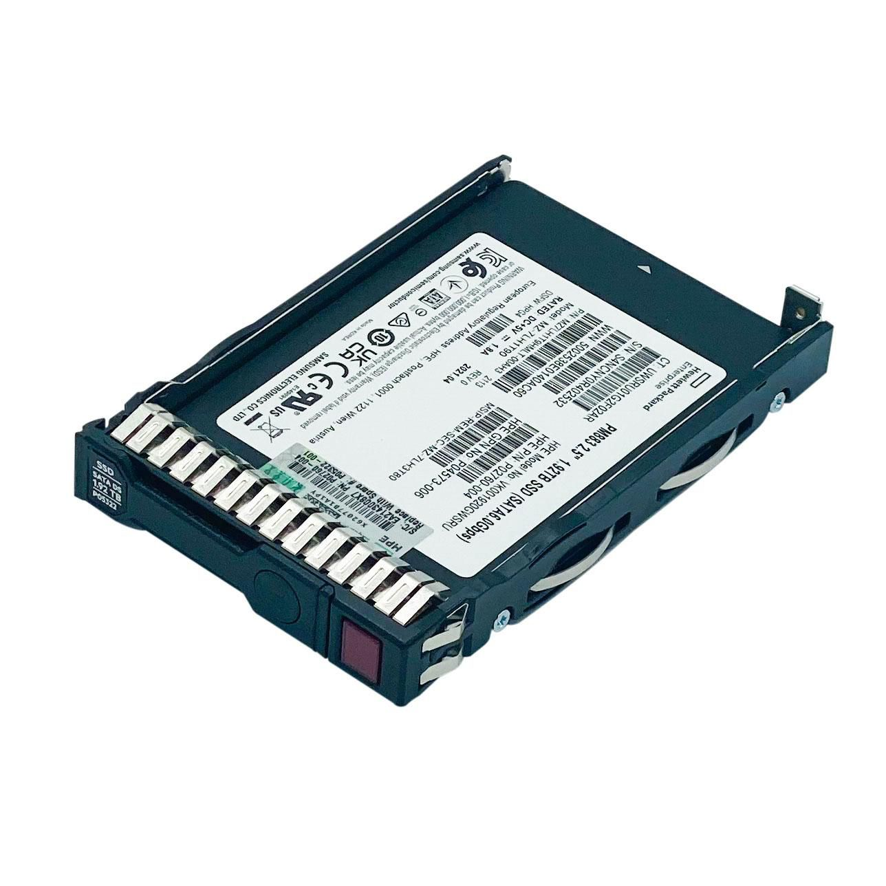 HP E 1.92TB 6G 2.5INCH RI SC DS SATA SSD