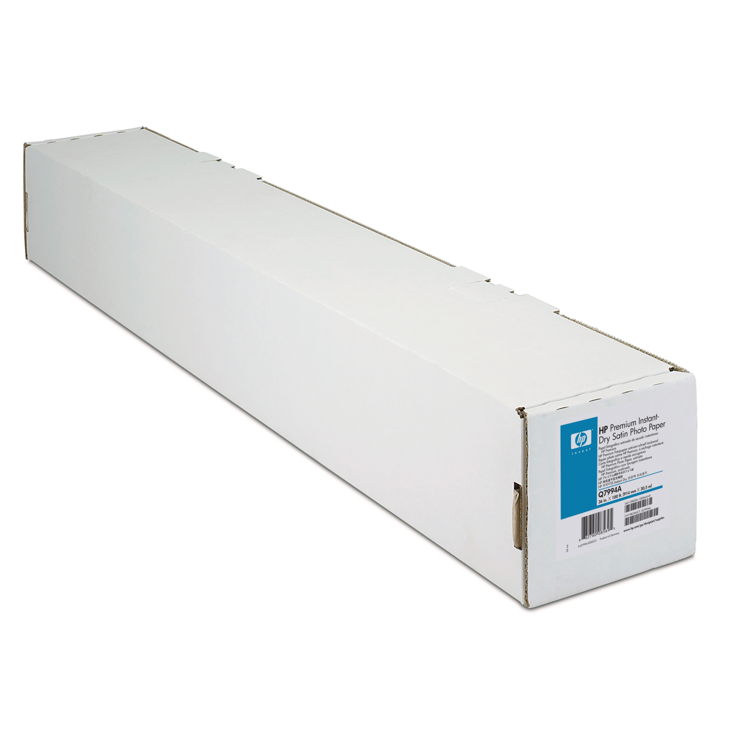 HP Premium Instant-dry Satin -914 mm x 30.5 m (36 in x 100 ft) photo paper