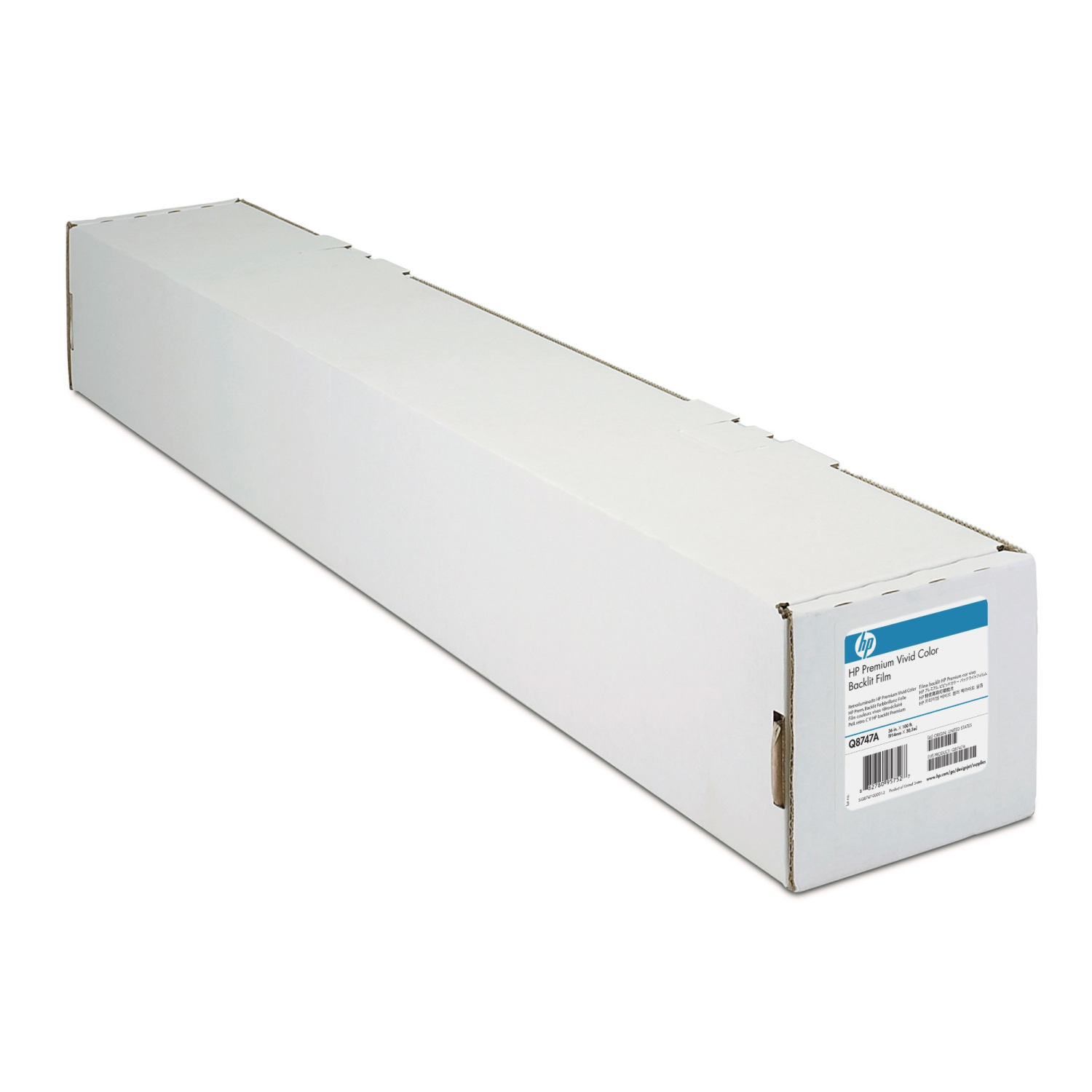HP Película retroiluminada Vivid Premium Color Backlit de 285 gramos - 914 mm x 30,5 m (36 pulgadas x 100 pies)