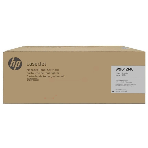 HP W9012MC Toner-kit yellow Contract, 35K pages ISO/IEC 19798 for HP M 856