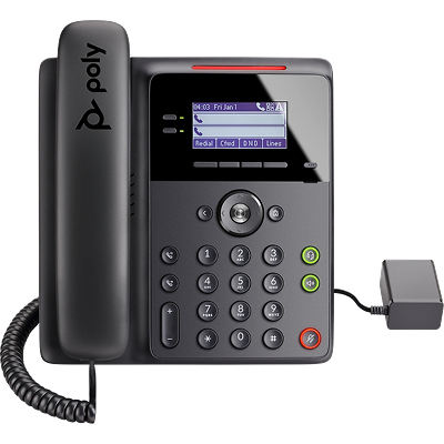 POLY EDGE B10 IP phone Black 2 lines LCD