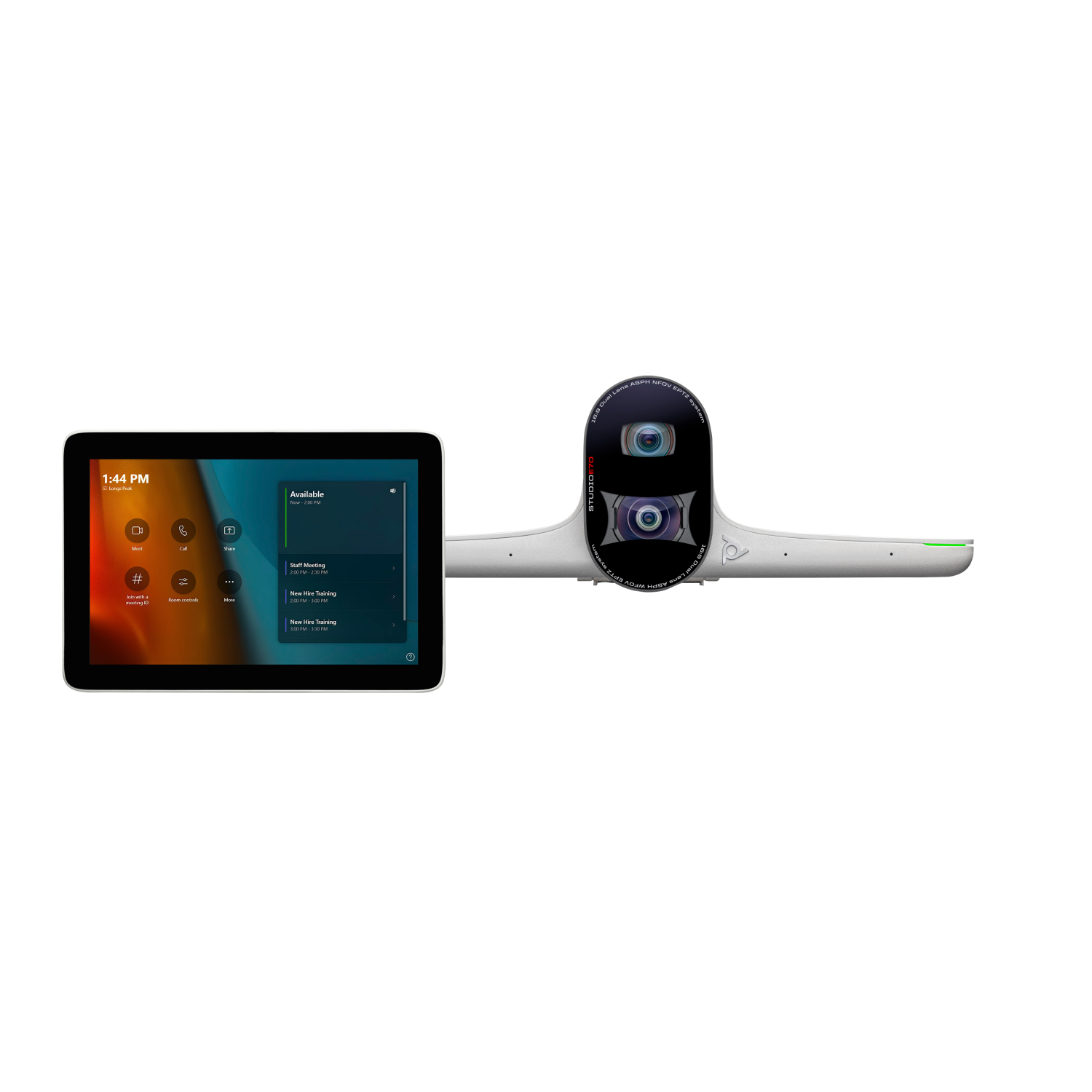 Poly Studio Large Room Kit for MS Teams: Studio E70 Smart Camera with GC8 (ABU)