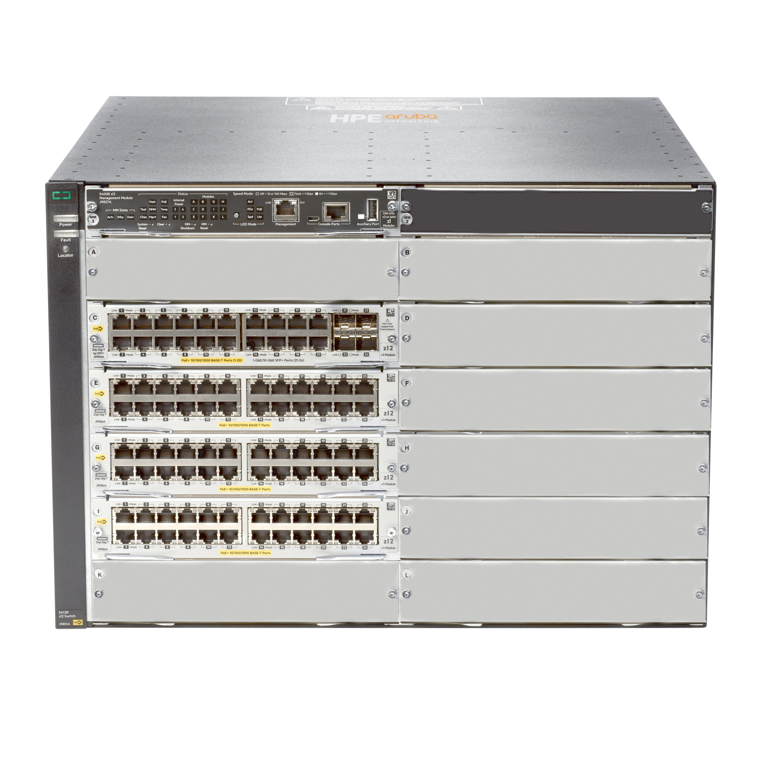 HPE 5412R Network Switches - 4096MB