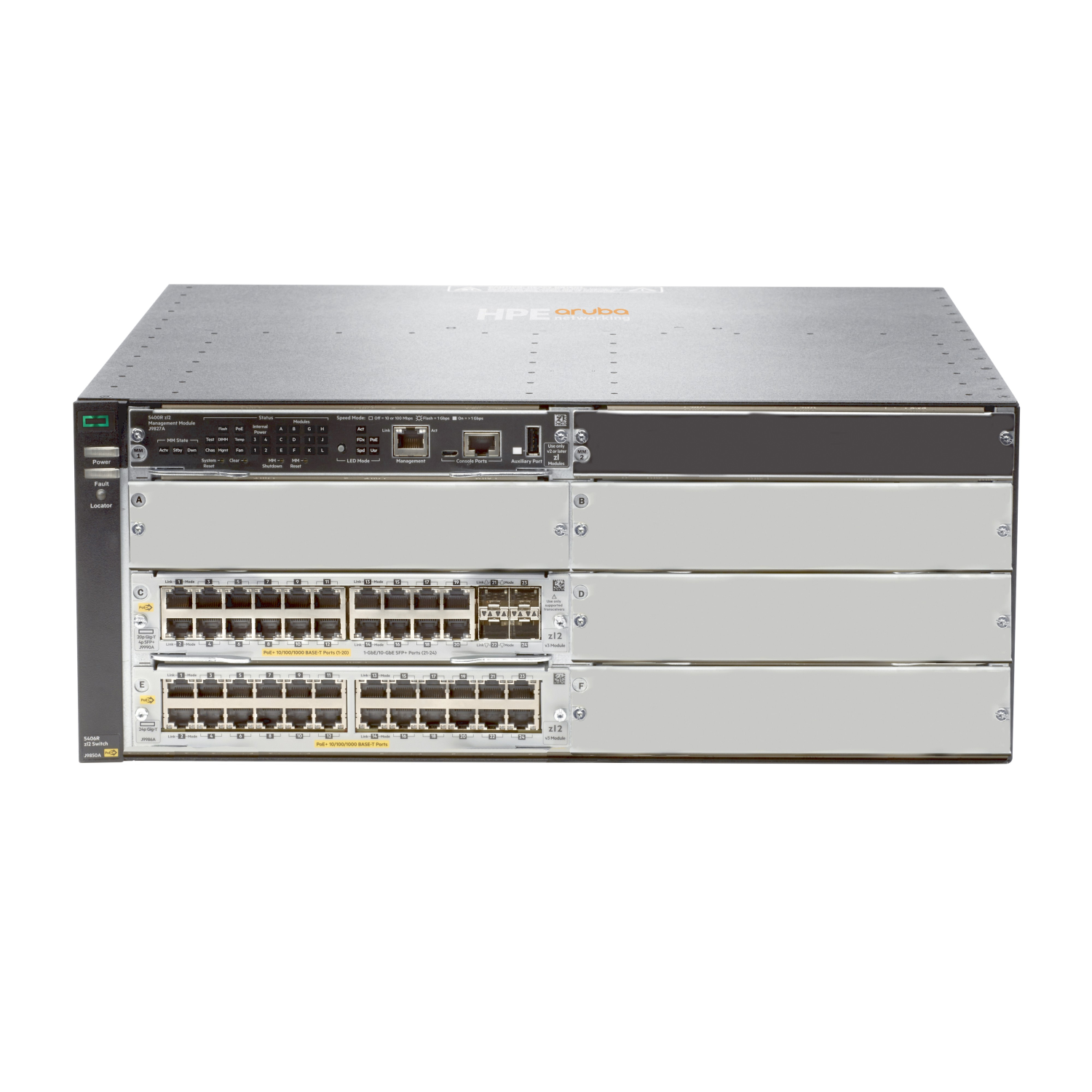 HPE 5406R Network Switches - 4096MB