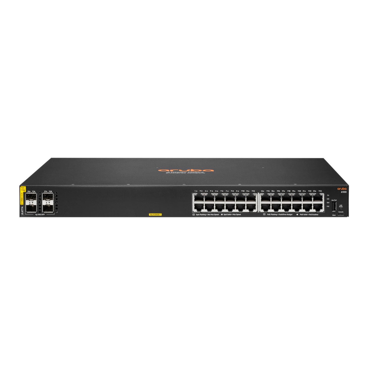 HPE Class4 Network Switches - 4096MB - Black