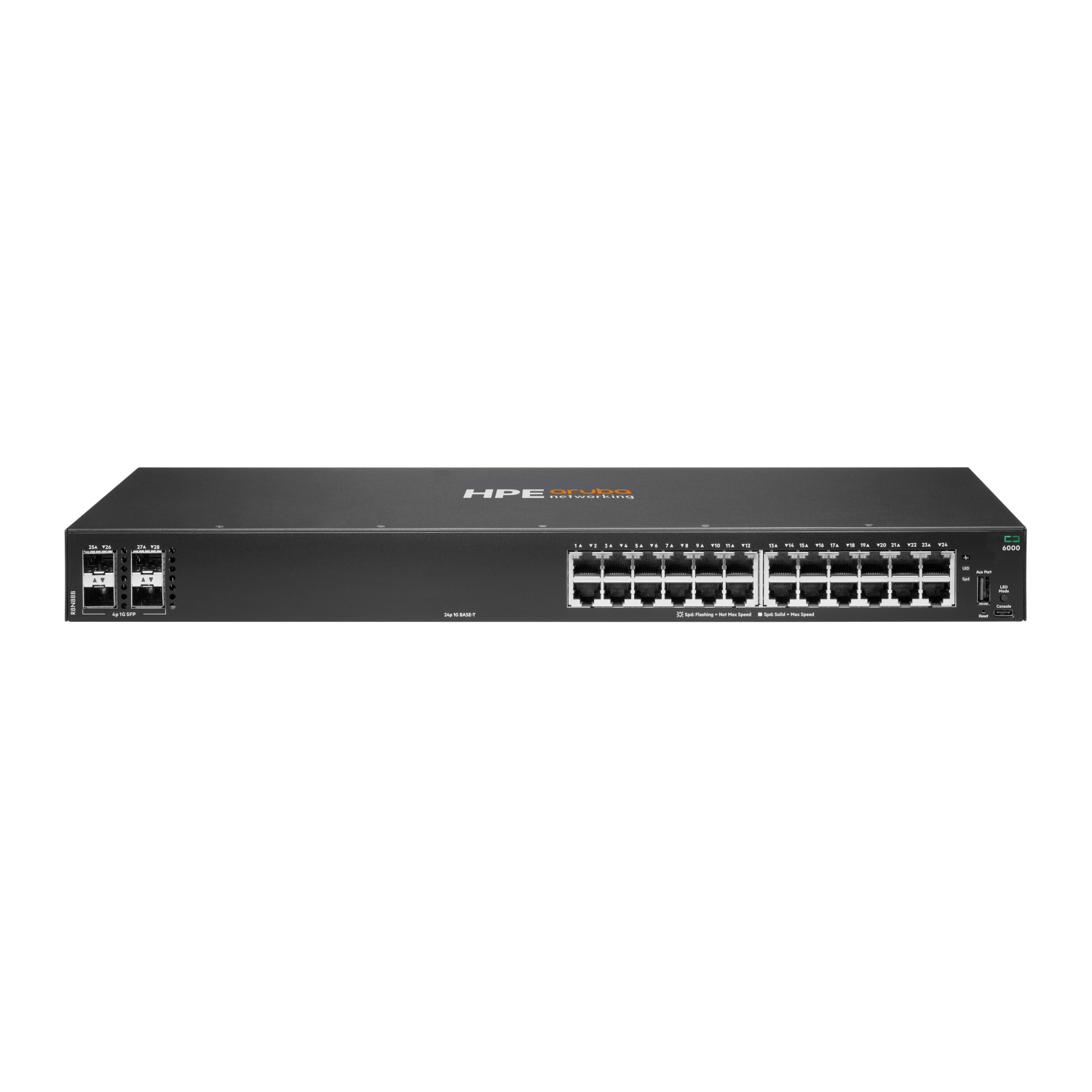 HPE 100M Network Switches - 4096MB - Black