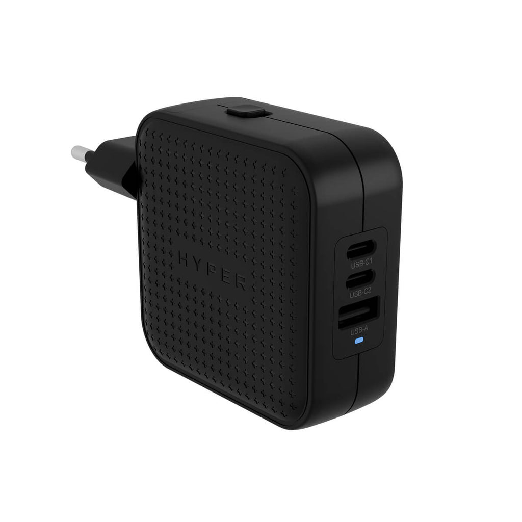 HYPER HJ 70W USBC TRAVL CHRGE - BLK