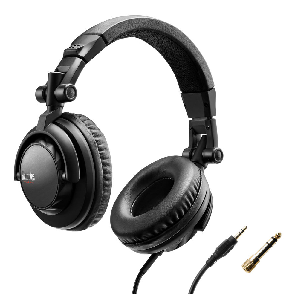 Hercules DJ45 Headphones & Headsets - Black
