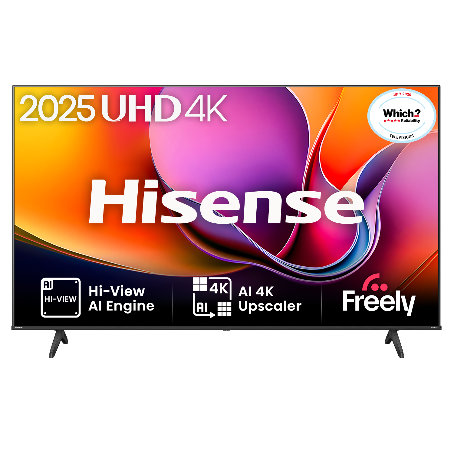 Hisense A6QTUK TVs - 65 Inches - Black