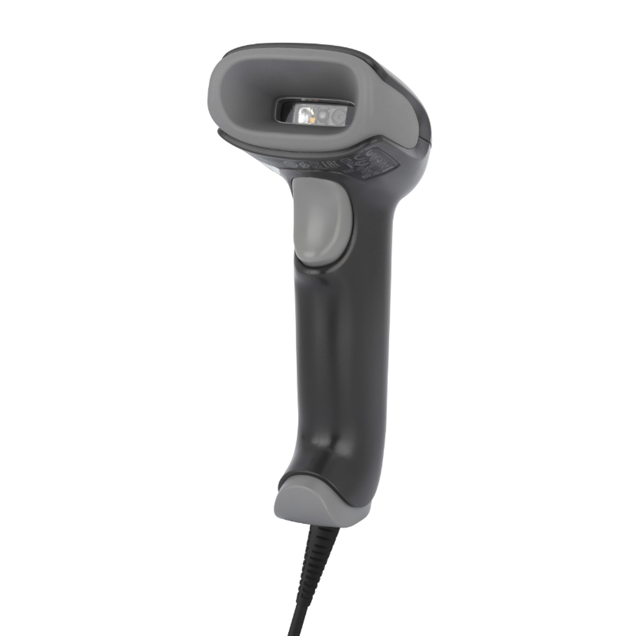 Honeywell Voyager USB Kit: Tethered, General Duty, 1D/2D, Standard Range Black Scanner 1470G2D-2-EU, USB Cable (CBL-500-150-S00), USB interface only, EU
