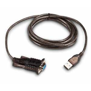 Intermec USB to Serial Adapter serial cable Black 1.8 m USB Type-A DB-9