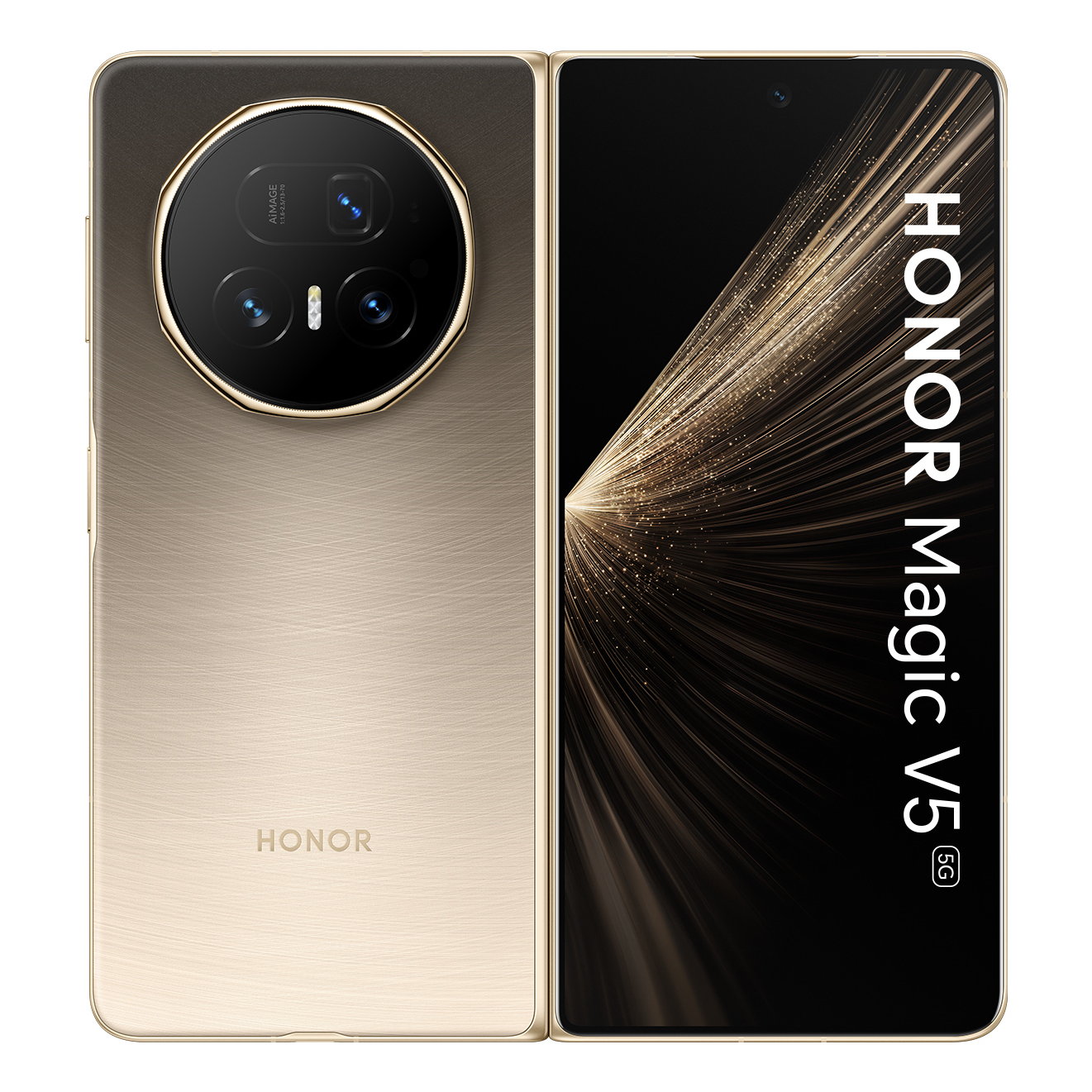 Honor MAGIC V5 20.2 cm (7.95") MagicOS 9.0.1 5G USB Type-C 16 GB 512 GB 5820 mAh Gold